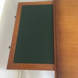 Directoire style desk with 5 drawers and side shelves