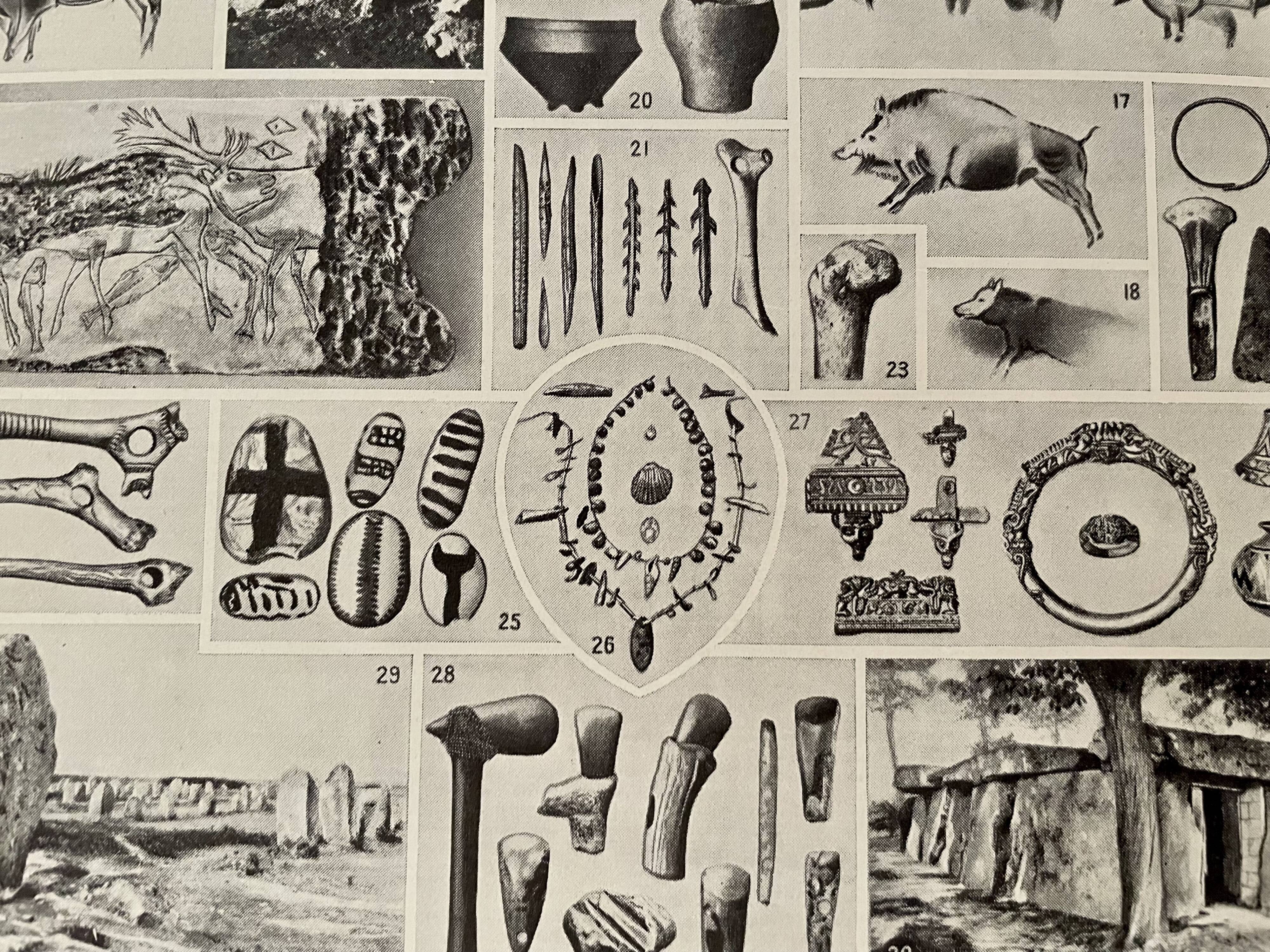 Photographic plate on the prehistory of 1928