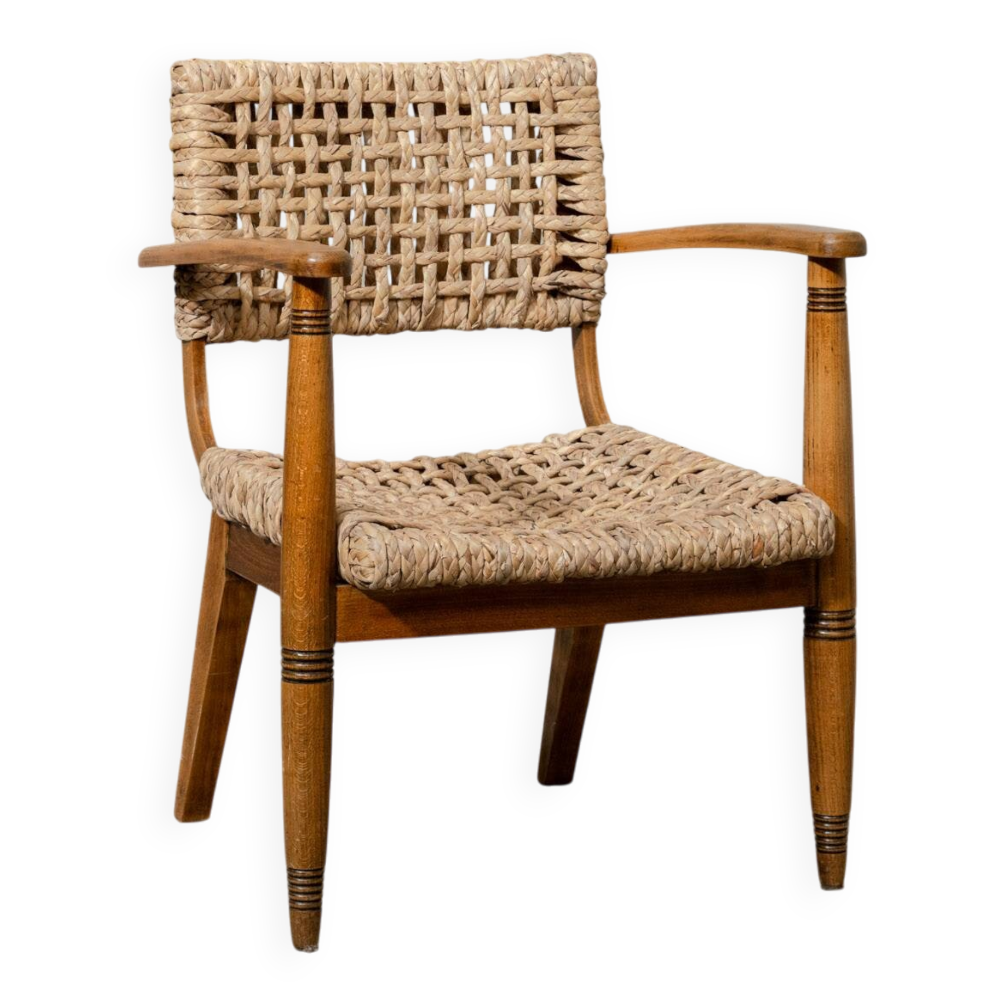 Vintage armchair by A. Audoux & F. Minet, Vibo Vesoul edition