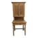 Former campaign secretary's desk in solid pine with a high cupboard.