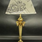 Large lamp with ram's heads in Louis XVI style - gilded bronze