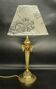 Large lamp with ram's heads in Louis XVI style - gilded bronze