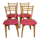 4 vintage Scandinavian chairs