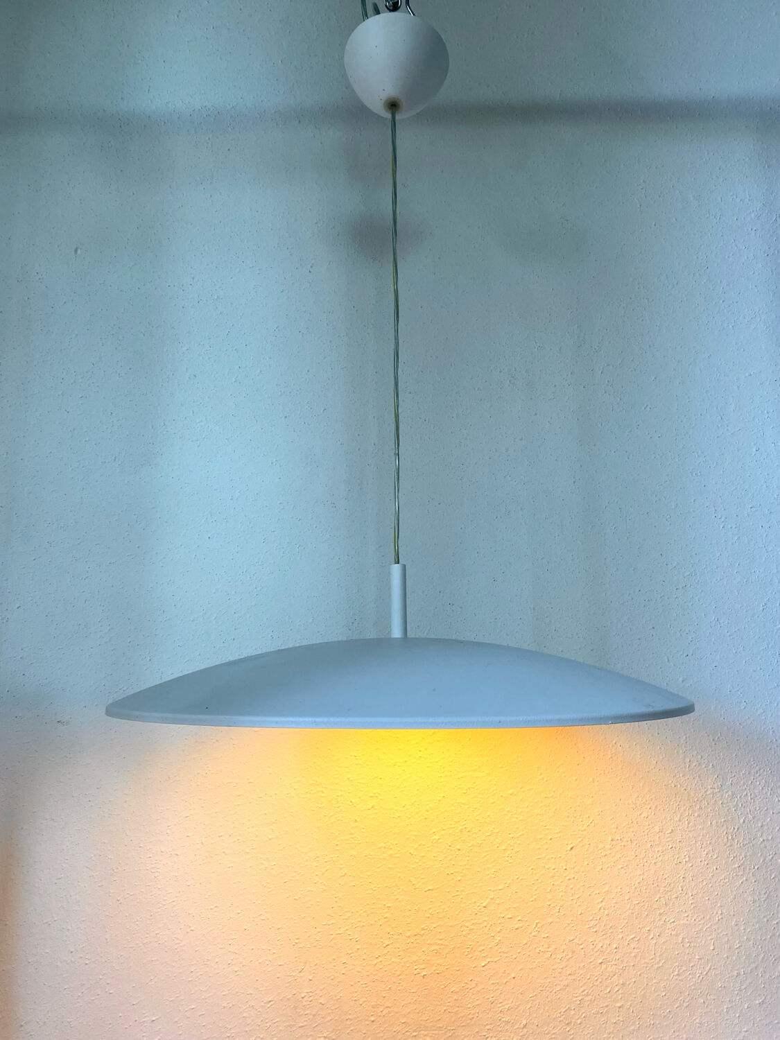 Vintage space age ufo pendant lamp by massive
