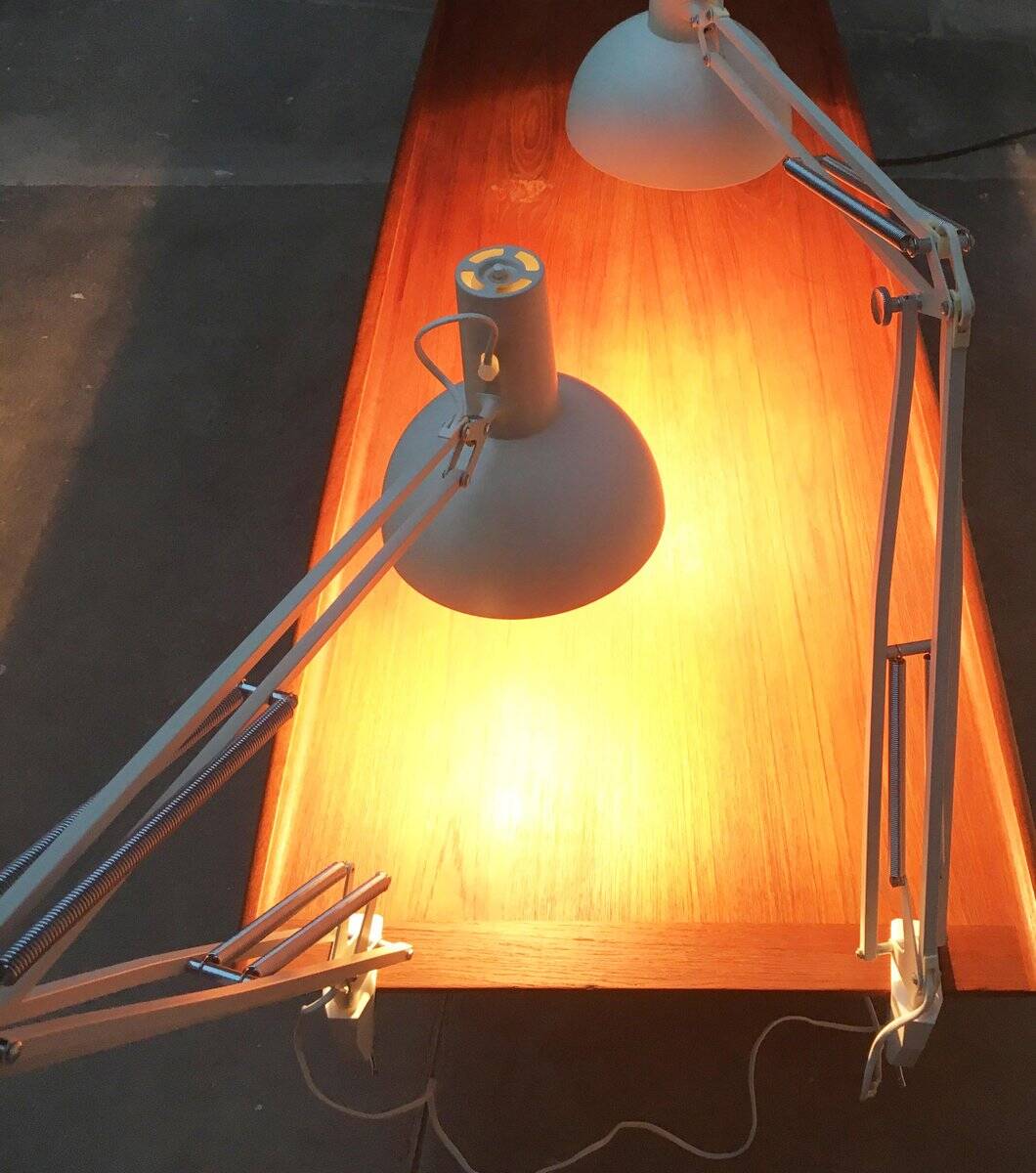 IT Mid-Century Desk Lamp by Louis Poulsen, 1970s, Set of 2