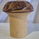 Danish Studio Pottery mushroom vase stoneware Soholm Haico Nitzche