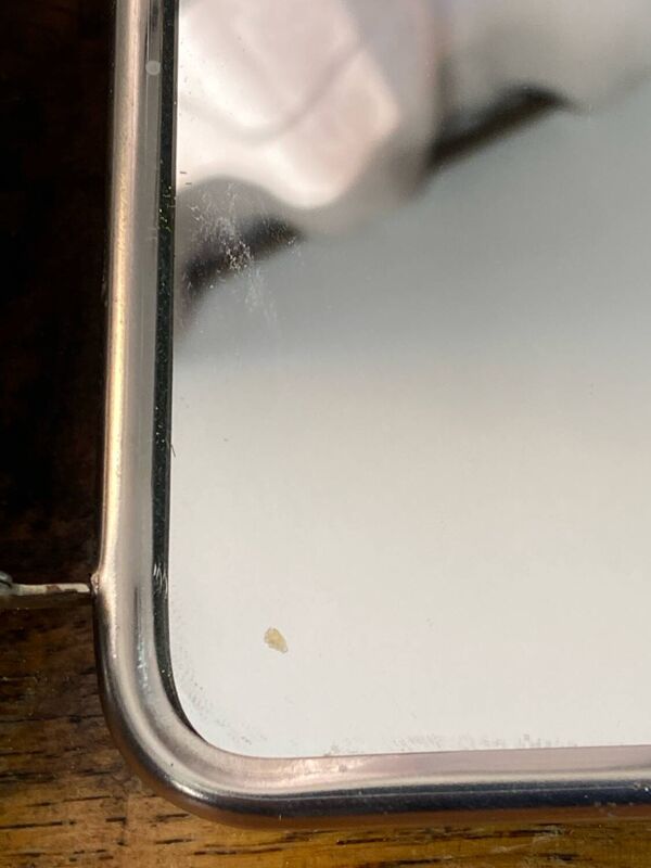 Miroir triptyque de barbier, années 50