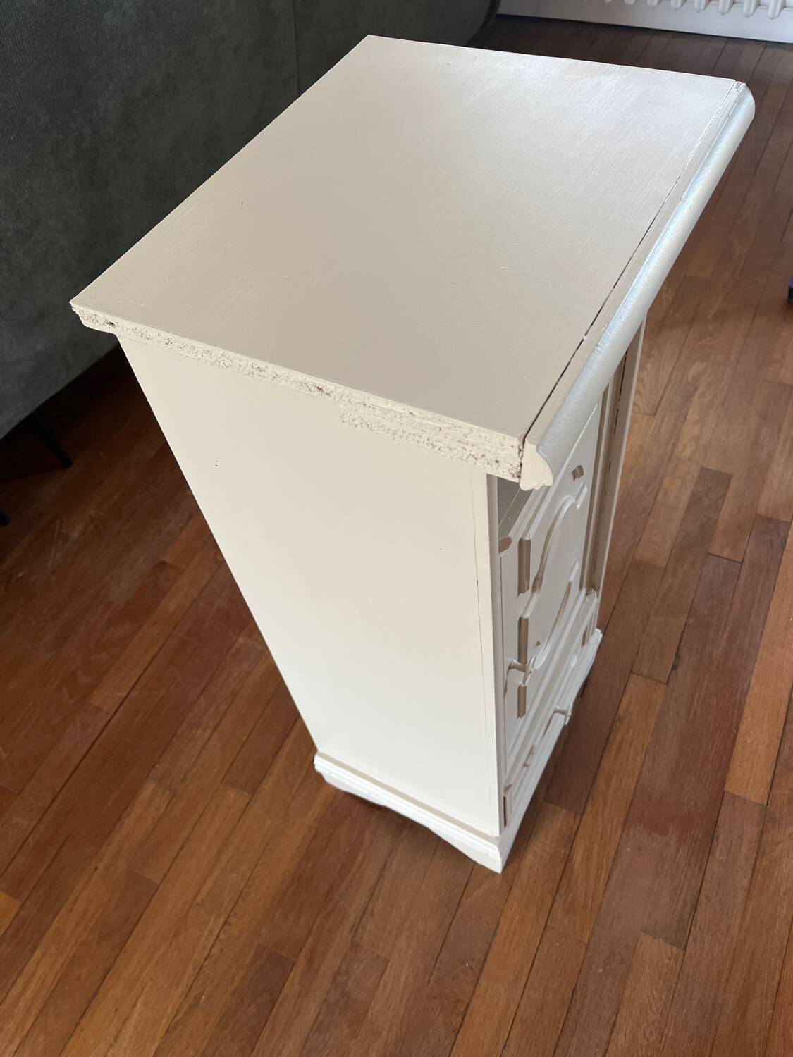 Antique bedside table refurbished