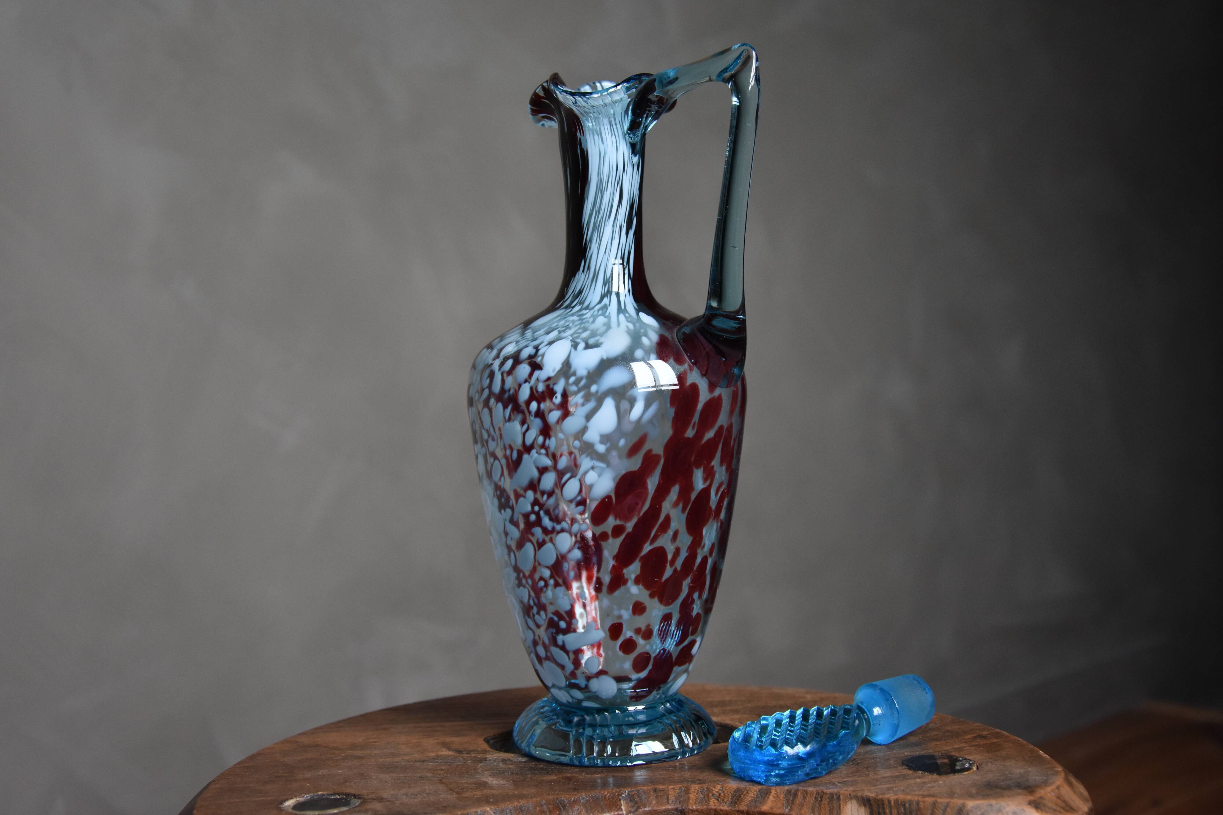 Antique glass decanter