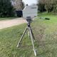 Camera set TV on foot year 60