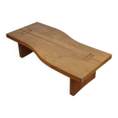 Regain coffee table in solid elm - 1970s