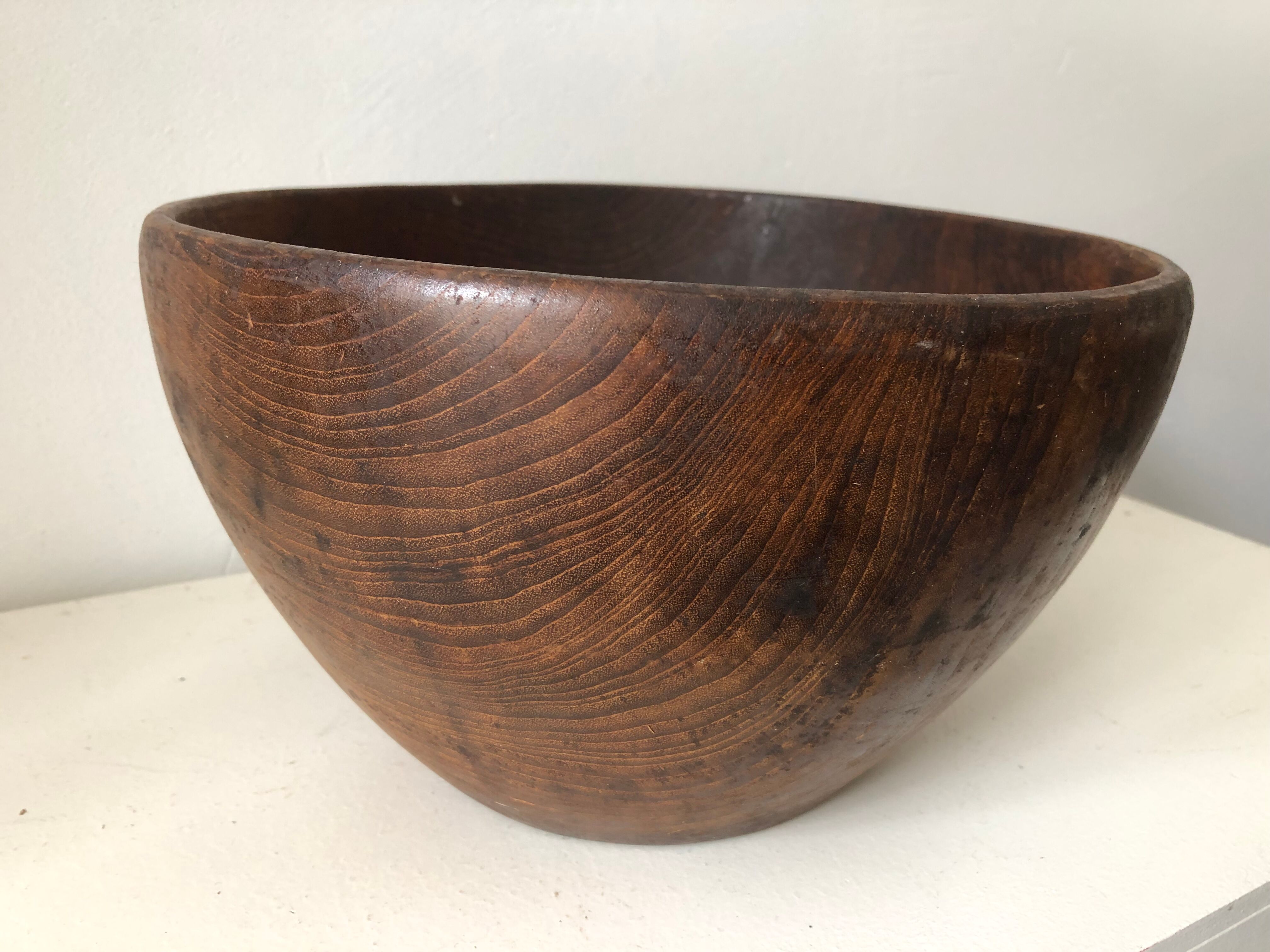 Teak salad bowl