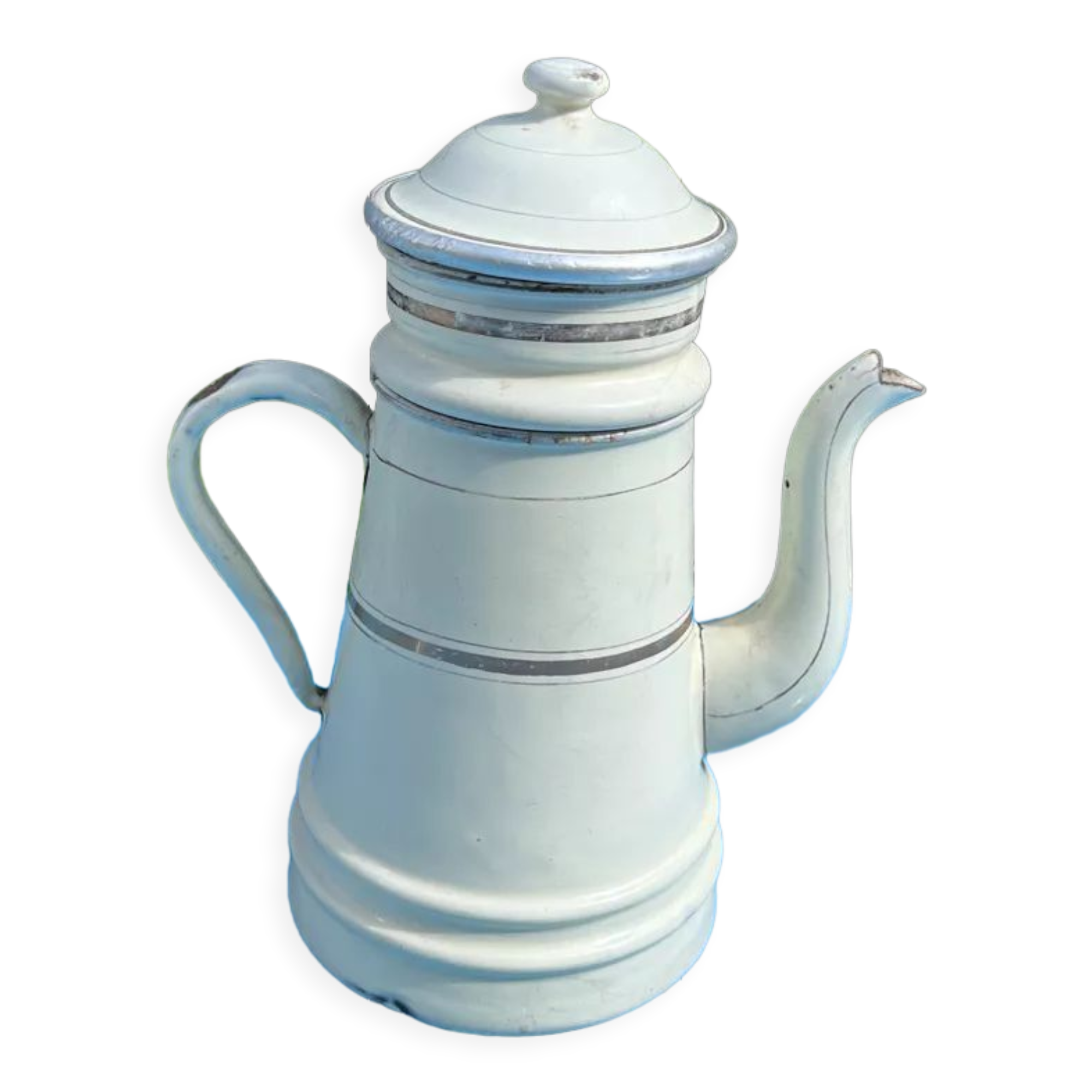 Enamelled coffee maker