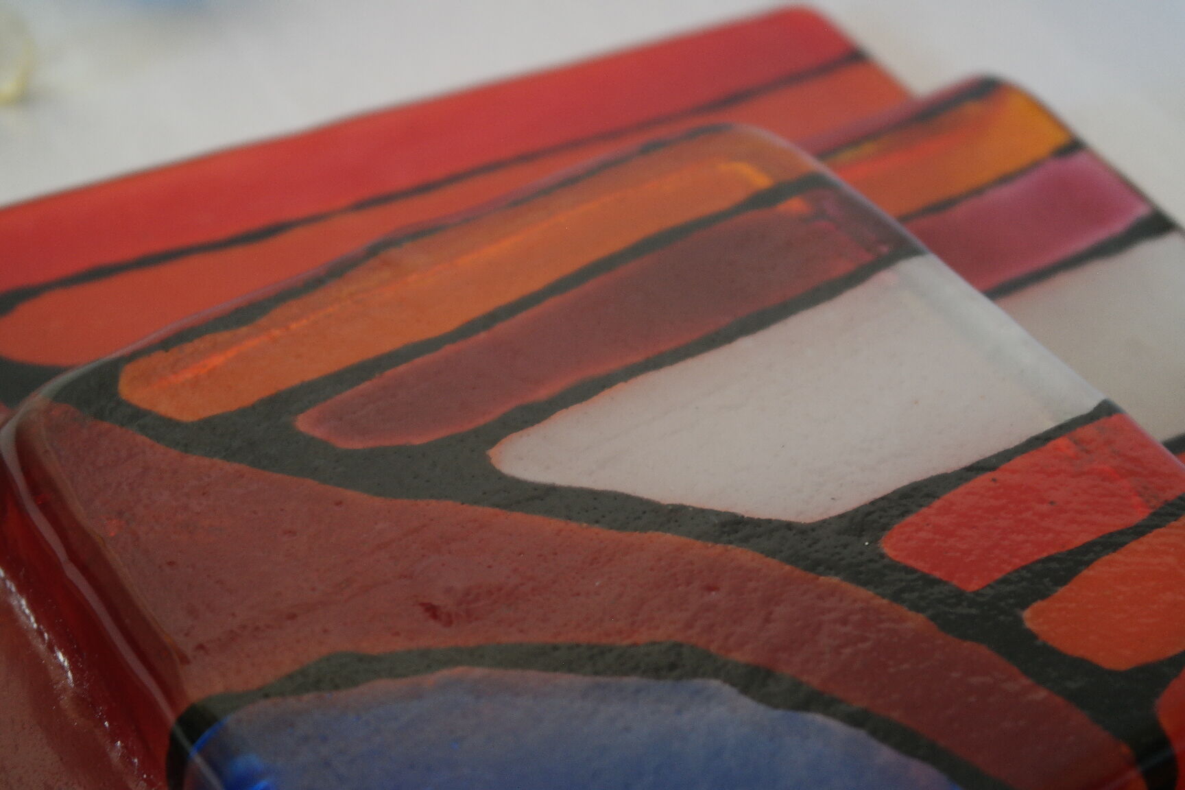 Empty murano glass pocket