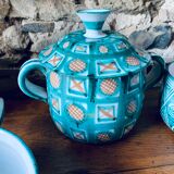 Set of 6 Vallauris ceramic pieces signed Robert Picault