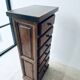 Semainier vintage marron en bois