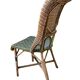 4 vintage rattan and bamboo chairs