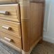 Commode italienne en bambou et rotin