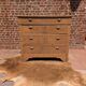 Oak chest of drawers