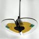 Postmodern Italian Thick Murano glass chandelier from 80s