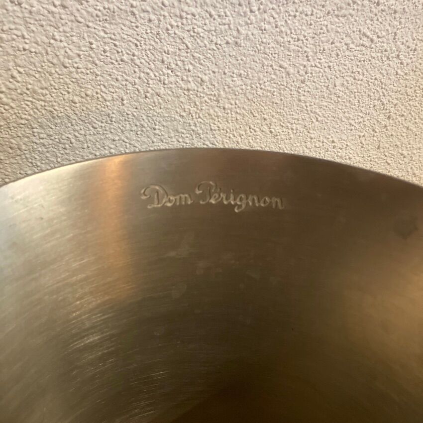 Dom Perignon champagne bucket in tin designed by Martin Szekely
