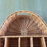 Vintage Rattan Serving Tray