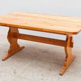 Alpine-inspired brutalist dining table