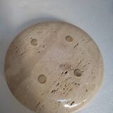 Empty travertine pocket