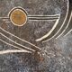 Large flat plate, signed unique piece, by Bernard Buffat