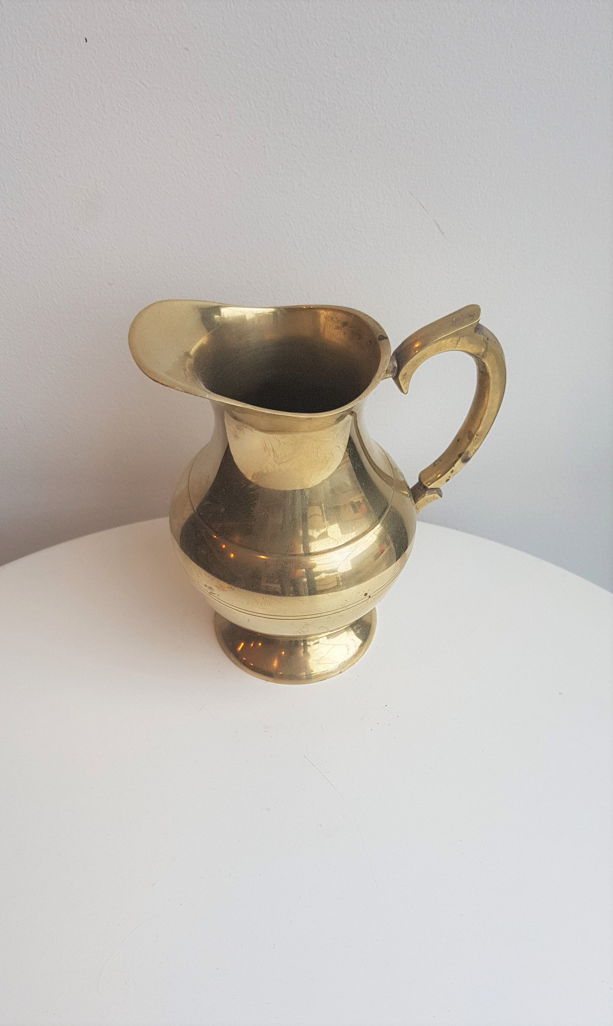 Brass pitcher