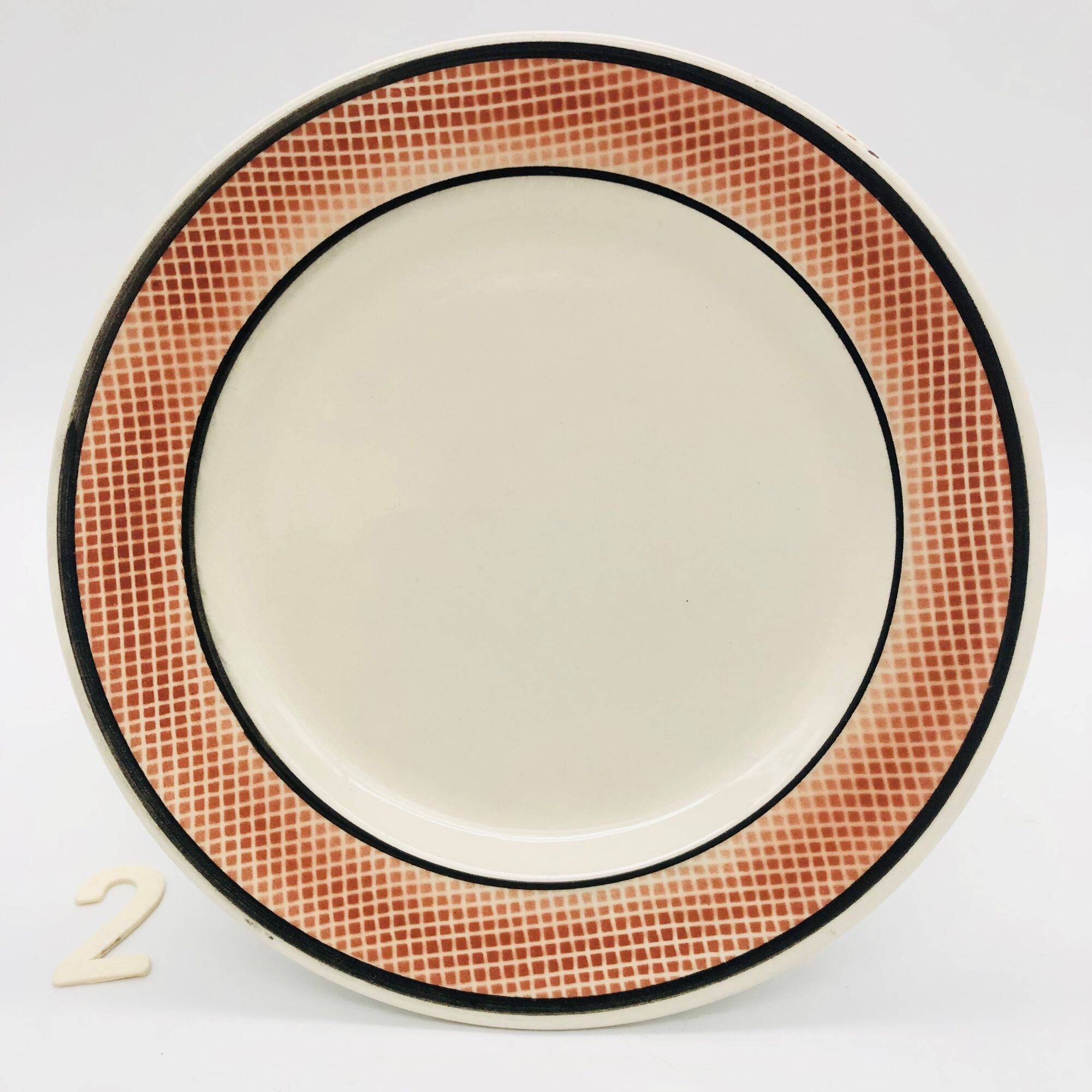 6 dessert plates Nidervillier, model Fanny.