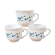 Trio de tasses à café Arcopal myosotis Veronica vintage