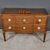 Walnut Jumping Commode, Louis XVI period – Late 18th century