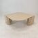 Table basse en travertin italien, années 1980