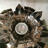 Nickel silver palm lamp