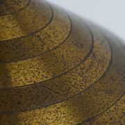 Art Deco table lamp in patinated brass from the 1940s.
