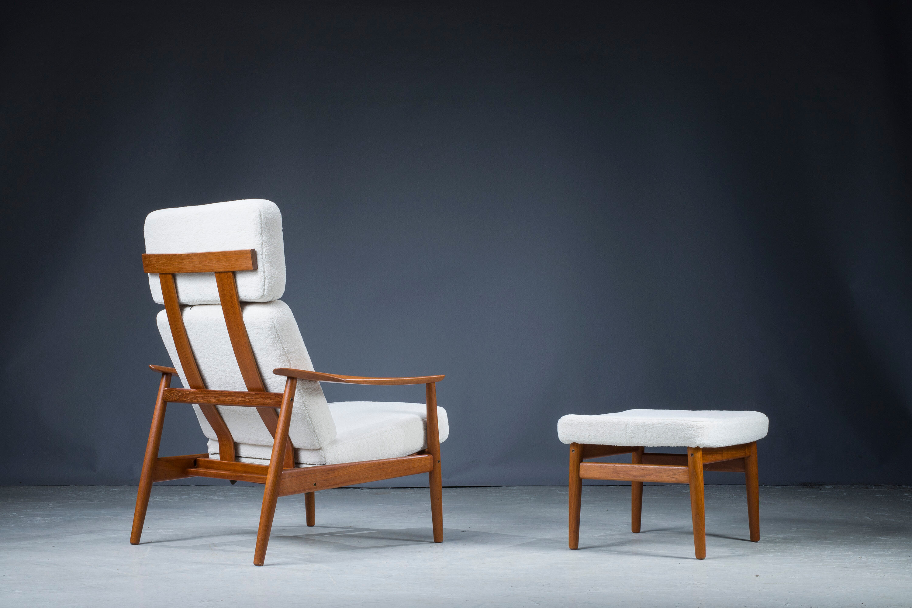 Armchair and ottoman by Arne Vodder for France & Søn