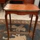 Pedestal table end of sofa decorated inlaid Louis XV style