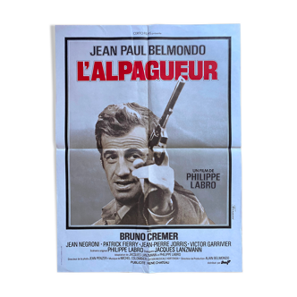 Affiche cinéma originale "L'Alpagueur" Jean-Paul Belmondo 60x80cm 1976