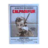 Affiche cinéma originale "L'Alpagueur" Jean-Paul Belmondo 60x80cm 1976