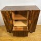 Art Deco Vintage Walnut Sideboard Display Cabinet (Circa 1930–1940)