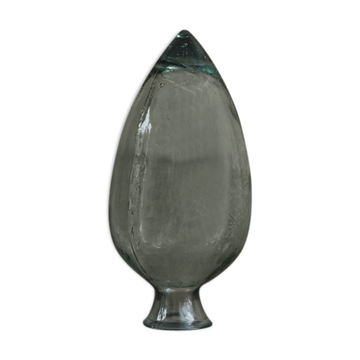 Bouteille en verre soufflé ancienne, en forme d’amphore
