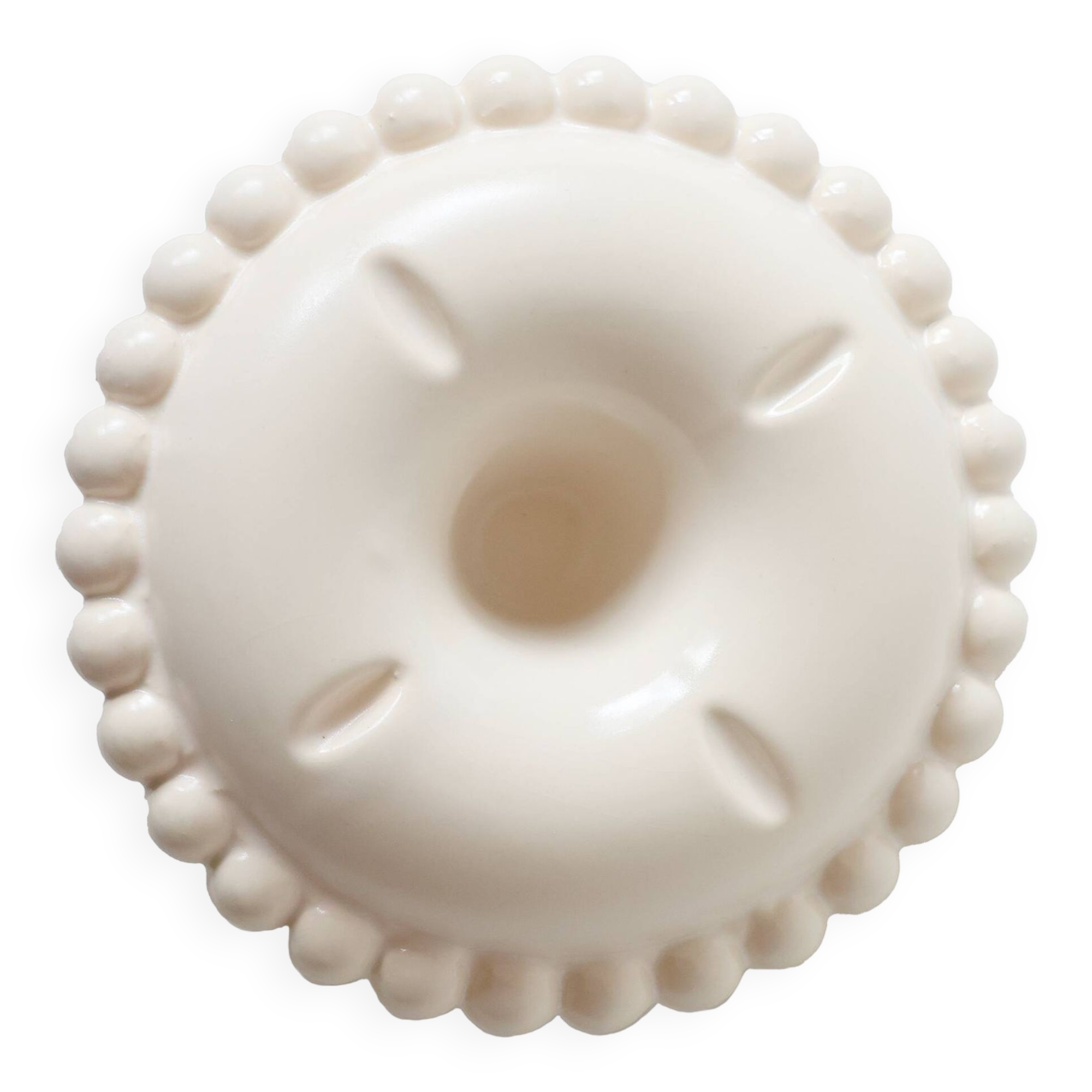 Ashtray Small Butter White