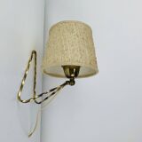 Vintage 50s brass wall lamp