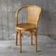 Pair of bistrot wood-curved armchairs fischel n ° 15 e 1930