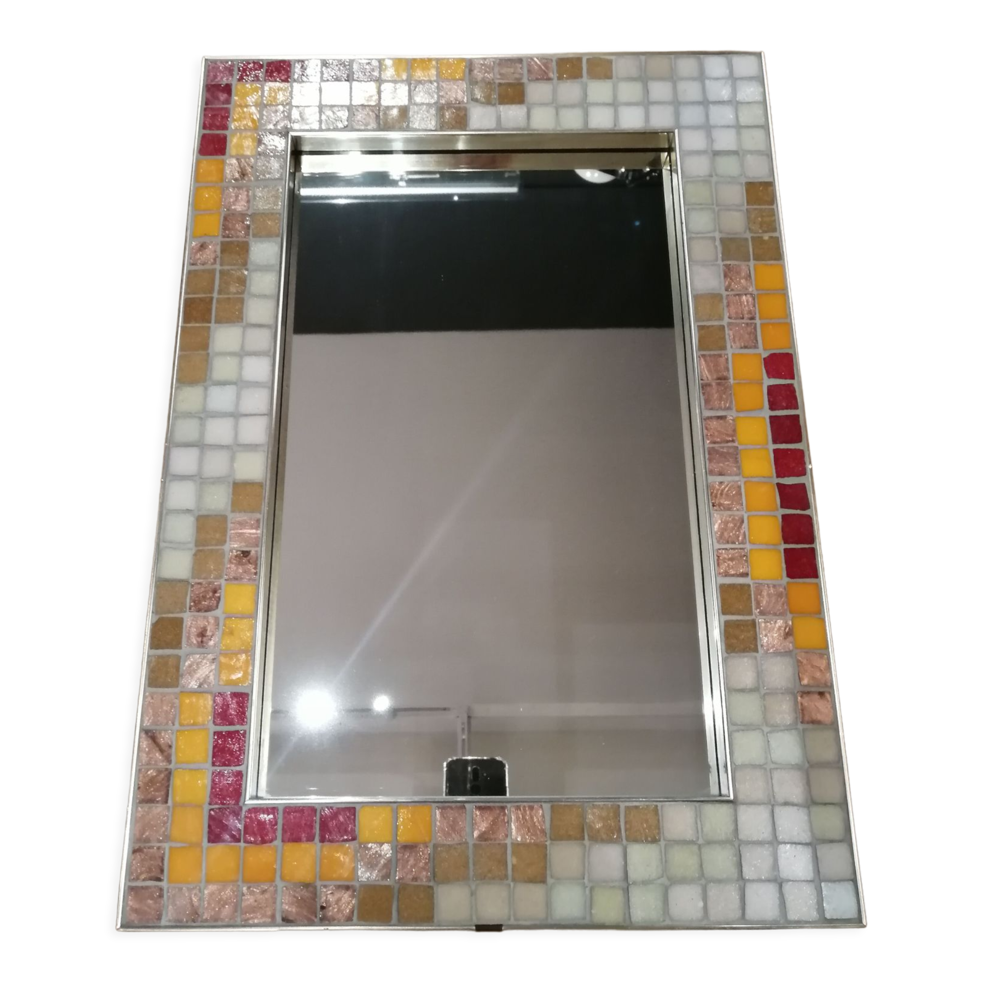 Vintage ceramic mirror