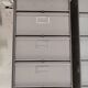 Set of 2 industrial (vintage) iron cabinets/shelves.