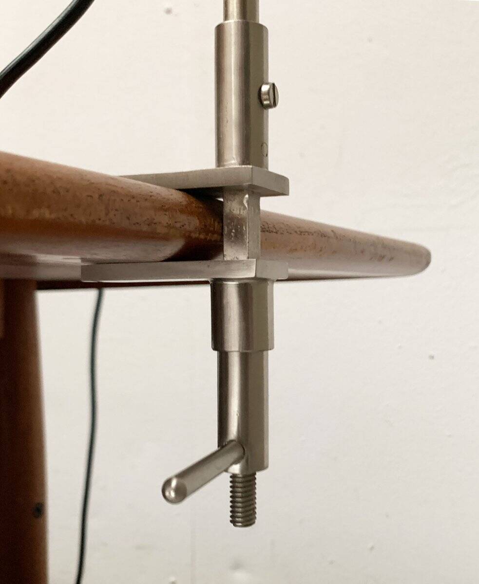 Italian table clamp lamp Model 255 by Tito Agnoli for Oluce, 1950s
