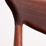 Set of 8 dinning chairs model 71, Arne Hovmand Olsen for Mogens Kold, 1960s