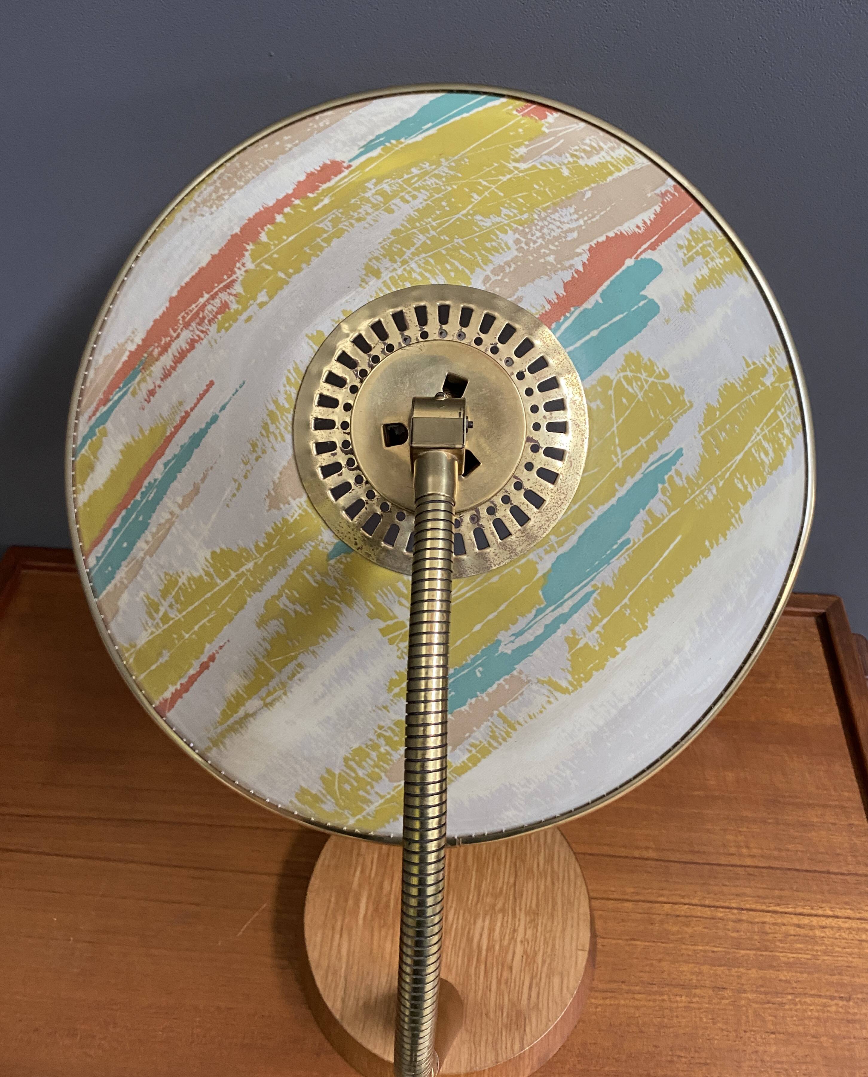 Temde desklamp 1960s with flexible gooseneck